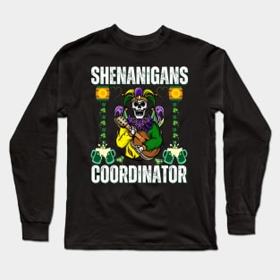 Shenanigans Coordinator - Joker Playing Guitar Long Sleeve T-Shirt